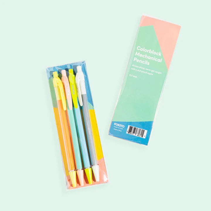colorblock Mechanical Pencil Set